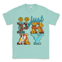 Seafoam just pray western sunflowers Classic Tee - AdoDesignShop