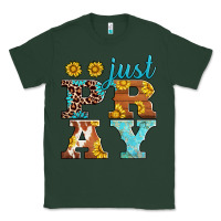 Sports Green just pray western sunflowers Classic Tee - AdoDesignShop