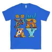True Royal just pray western sunflowers Classic Tee - AdoDesignShop