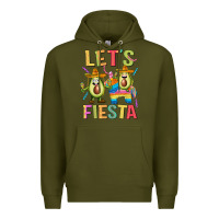 Army Green let's fiesta Premium Hoodie - JahusDesignShop