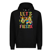 Black let's fiesta Premium Hoodie - JahusDesignShop