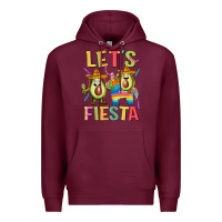 Burgundy let's fiesta Premium Hoodie - JahusDesignShop