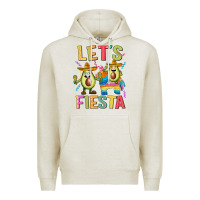 Oatmeal Heather let's fiesta Premium Hoodie - JahusDesignShop