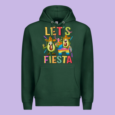 Let's Fiesta Premium Hoodie Designed By Jahusdesignshop