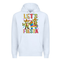 White let's fiesta Premium Hoodie - JahusDesignShop