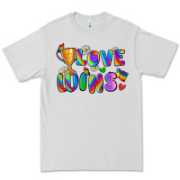Dove Grey love wins Premium Tee - Zillion Design Studio