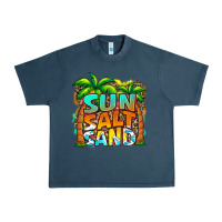Midnight Navy sun salt sand summer Urban Heavy Tee - Jasminsmagicworld