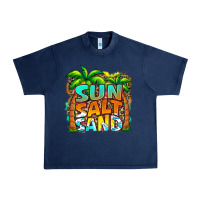Navy sun salt sand summer Urban Heavy Tee - Jasminsmagicworld