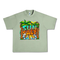 Oil Green sun salt sand summer Urban Heavy Tee - Jasminsmagicworld