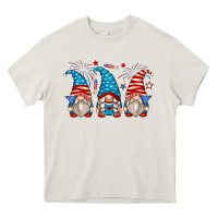 Cream fourth of july gnomes Heavy Core Tee - Zillion Design Studio
