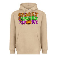 Mushroom spooky with lightning bolt Heavyweight Hoodie - BundleAndBundleShop