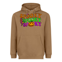 Toasted Coconut spooky with lightning bolt Heavyweight Hoodie - BundleAndBundleShop