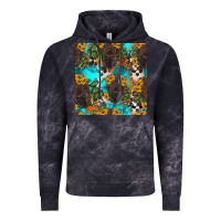 Cloud Black western bison and sunflowers seamless pattern Vintage Hoodie - HRA Design Shop