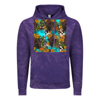 Cloud Purple western bison and sunflowers seamless pattern Vintage Hoodie - HRA Design Shop