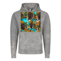 Cloud Rock western bison and sunflowers seamless pattern Vintage Hoodie - HRA Design Shop