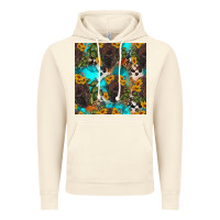 Vintage Artic western bison and sunflowers seamless pattern Vintage Hoodie - HRA Design Shop