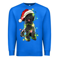 Christmas Black Poodles Dog Premium Sweatshirt | Teevron
