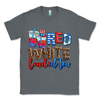 Charcoal Heather Red white loaded tea Classic Tee - AdoDesignShop