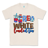 Natural Red white loaded tea Classic Tee - AdoDesignShop