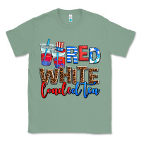 Sage Red white loaded tea Classic Tee - AdoDesignShop