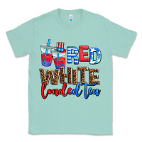 Seafoam Red white loaded tea Classic Tee - AdoDesignShop