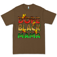 Cacao dope black mama with butterflies Premium Tee - texasbilliewilder