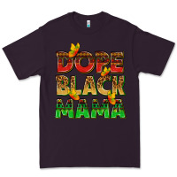 Plum dope black mama with butterflies Premium Tee - texasbilliewilder