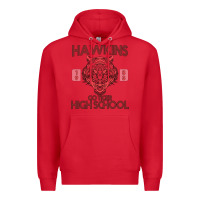 Red Go Tiger High School Premium Hoodie - Bettercallsaul
