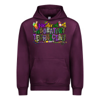 Mauve Wine medical laboratory technician mardi gras Urban Hoodie - CowGirlArtShop