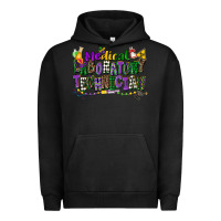 Pigment Black medical laboratory technician mardi gras Urban Hoodie - CowGirlArtShop