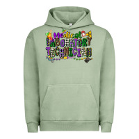 Pigment Oil Green medical laboratory technician mardi gras Urban Hoodie - CowGirlArtShop