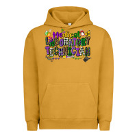 Pigment Peanut Butter medical laboratory technician mardi gras Urban Hoodie - CowGirlArtShop