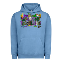 Pigment Pebble Blue medical laboratory technician mardi gras Urban Hoodie - CowGirlArtShop