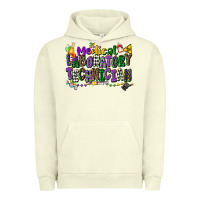 Pigment Pistachio medical laboratory technician mardi gras Urban Hoodie - CowGirlArtShop