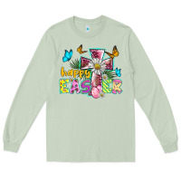 Matcha happy easter cross Long Sleeve Tee - BarkalooDesign
