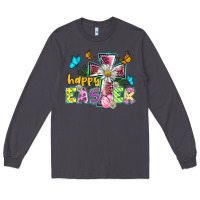 Smoke happy easter cross Long Sleeve Tee - BarkalooDesign
