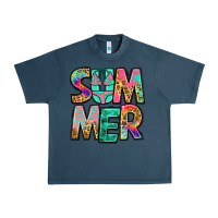 Midnight Navy summer leopard tie dye Urban Heavy Tee - Jasminsmagicworld