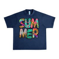 Navy summer leopard tie dye Urban Heavy Tee - Jasminsmagicworld