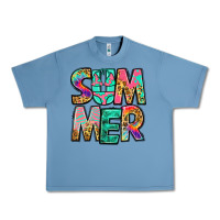 Pebble Blue summer leopard tie dye Urban Heavy Tee - Jasminsmagicworld