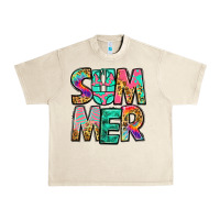Sandshell summer leopard tie dye Urban Heavy Tee - Jasminsmagicworld