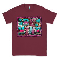 Burgundy be mine western valentine's day Classic Tee - AdoDesignShop