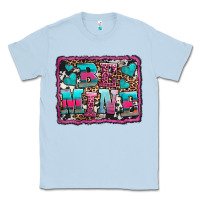 Dusty Blue be mine western valentine's day Classic Tee - AdoDesignShop