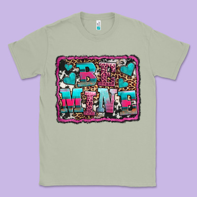 Be Mine Western Valentine's Day Classic Tee Designed By Adodesignshop