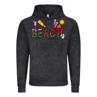 Vintage Black the beach is my happy place Vintage Hoodie - CowhideDigitalArt
