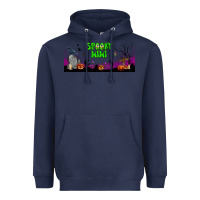 Navy spooky mimi libbey glass Heavyweight Hoodie - BundleAndBundleShop