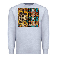 Heather Grey fuck Premium Sweatshirt - LillyAllenDesigns