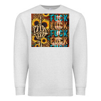 Oatmeal Heather fuck Premium Sweatshirt - LillyAllenDesigns