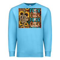 Ocean Blue fuck Premium Sweatshirt - LillyAllenDesigns
