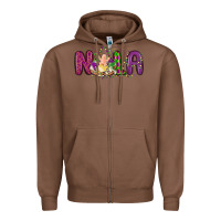 Chestnut nola cake mardi gras Zipper Hoodie - MaliasSmallBusiness