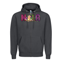 Smoke nola cake mardi gras Zipper Hoodie - MaliasSmallBusiness